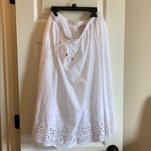 White Lace Skirt